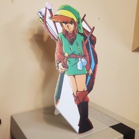 Link cutout stand up standee 1 foot tall ▲ Legend of Zelda ▲ Retro NES game room