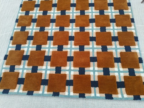 9x12 Evelina Kroon Ochre Rug Handmade 100%Woolen Hand Tufted For Home Decoration - Picture 20 of 22