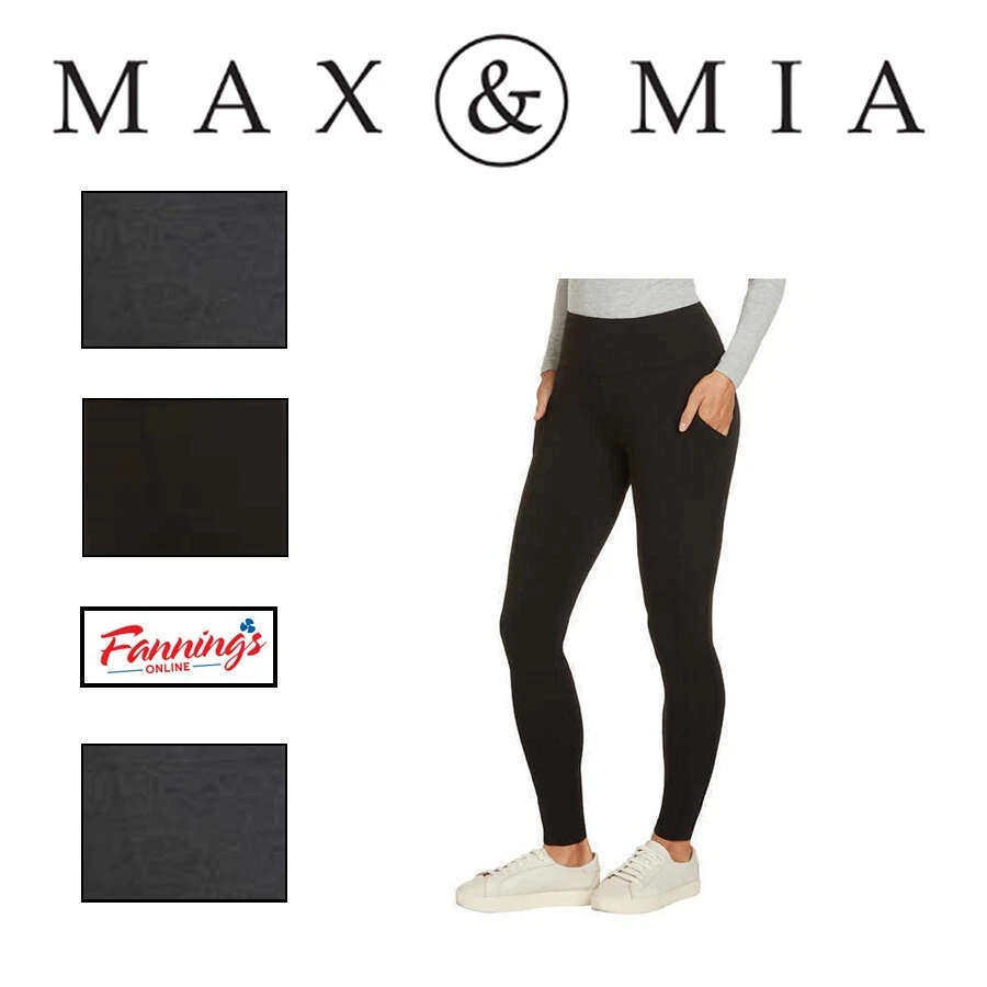 Max & Mia Ladies' French Terry Legging with Pockets | J21