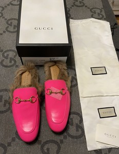 gucci princetown loafers pink