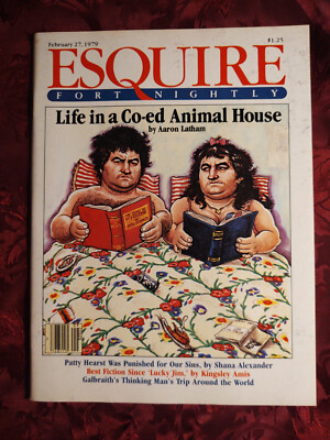ESQUIRE February 27 1979 Co-Ed Animal House Kingsley Amis John Kenneth Galbraith