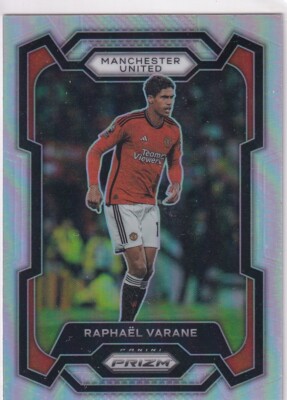Panini Prizm 2023-24 Premier League No. 41 Raphael Varane Silver Prizm