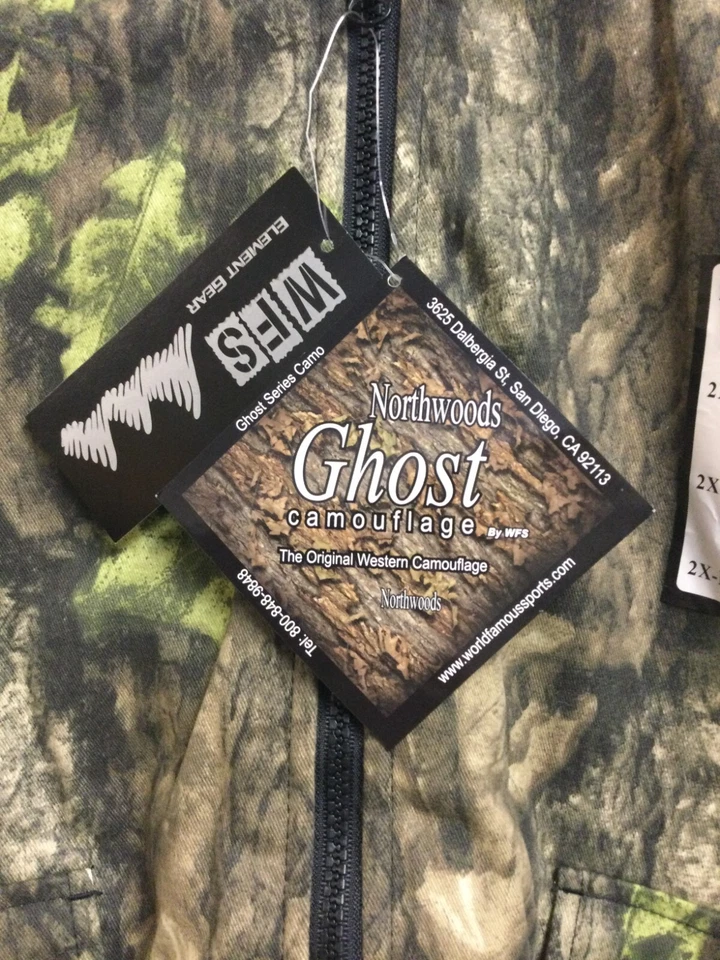 WFS Element Gear Hunting Jacket, Northwoods Ghost Camo (2X-Large) - Image 2 of 2
