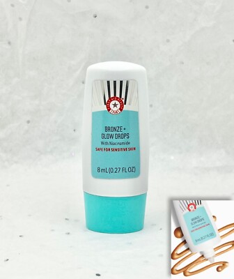 First Aid Beauty BRONZE + GLOW DROPS Niacinamide .27oz/8ml Travel Size