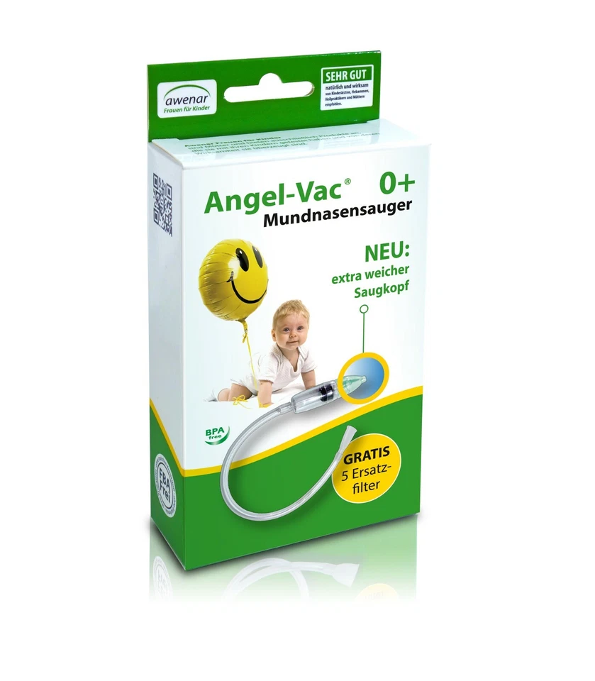 Angel-Vac Mund-Nasensauger NEU: mit extra weichem Kopf PZN 10420602
