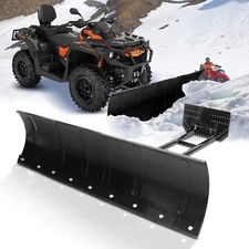 Snow Plow Blade Universal Kit Adjustable 45.3" For Honda Kawasaki Polaris ATV