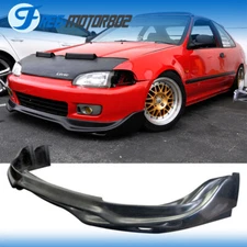 Fit 1992-1995 Honda Civic PU JDM JUN Style Front Bumper Lip Spoiler
