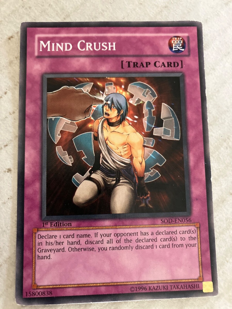 SDGU-EN035 Mind Crush 1st Edition Mint Yu-Gi-Oh! Card SDGU-EN035 Mind Crush 1st Edition Mint Yu-Gi-Oh! Card