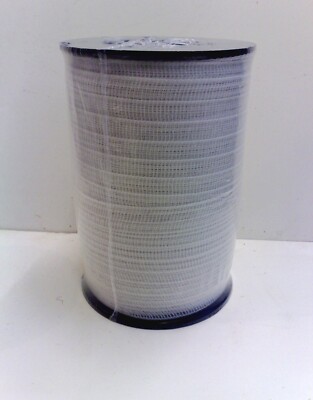 ELEKTRISCHES ZAUNBAND 20 MM x 200M Rolle weiß Poly Zaun Pferd Paddock 200 Meter