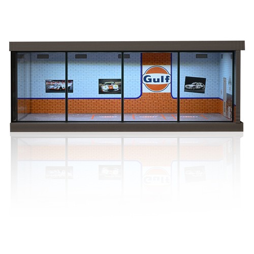Diorama 1:64 City Car Showroom Model LED Lighting Car Garage Scene Model Display - Picture 51 of 70