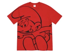 Supreme FW20 Smurfs Tee Red Size Small Box Logo Bogo