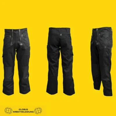 TMG Herren Zunfthose Zimmermannshose Dachdeckerhose 400g schwarz (Gr.44-60)