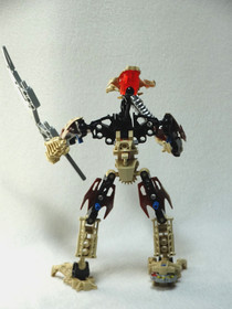 2009 LEGO Bionicle Glatorian Vorox  8983 Almost Complete w/ Canister