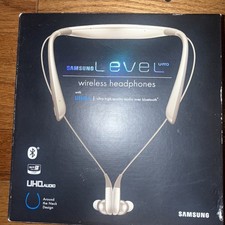 Samsung Level U Pro Wireless Headphones UHQA Bluetooth, Gold, New In Box