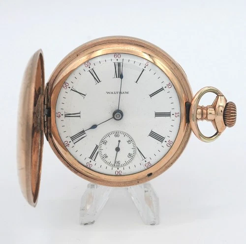 Antique American Waltham 15-Jewel Gold-Filled Pocket Watch