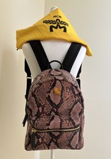 MCM Stark Backpack in Python Print Canvas, 10...
