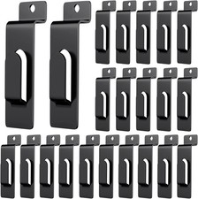 20 Pack Slatwall Utility Notch Hook Commercial Slatwall Picture Hook Metal Displ