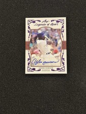 2011 Leaf Legends of Sport #BA-5 Andre Dawson Auto 1/1 Purple Cubs HOF