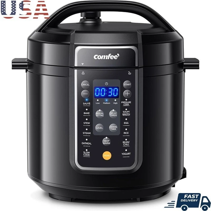 9 in 1 Multi Pressure Cooker Programmable Slow Cooker Steamer 14 Settings New