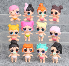 12pcs Cartoon Girl Action Figures Set  3.5  4cm PVC Mini Toys  Fun Collectible