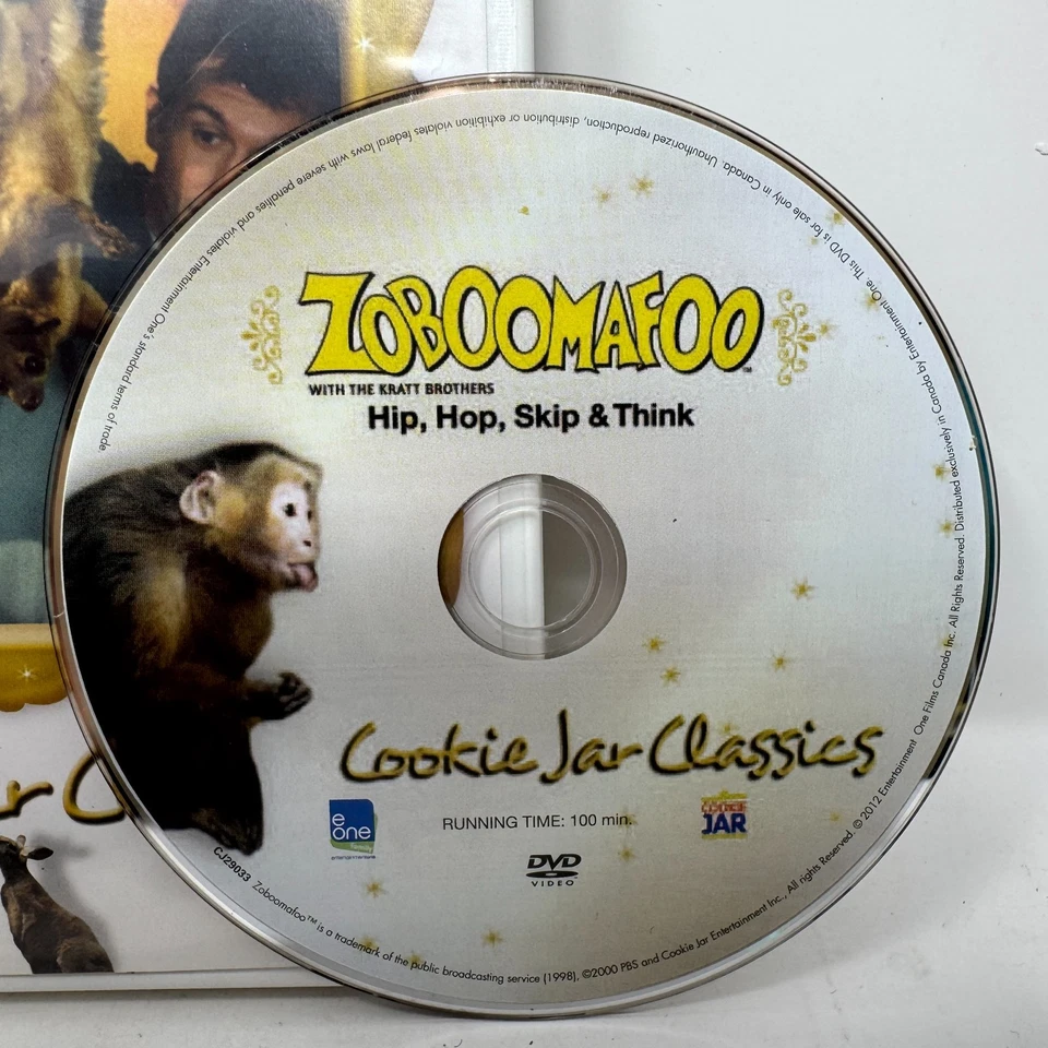 Zoboomafoo: Hip, Hop, Skip & Think (Cookie Jar Classics) 2012 PBS Canada Foto 2 de 4
