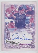 2017 Topps Gypsy Queen Missing Black Plate Dansby Swanson #GQA-DS Auto 0dp1