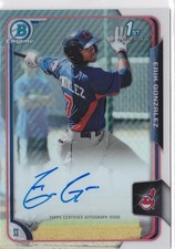 2015 Erik Gonzalez Bowman Chrome Refractor  Auto  RC 275/499 #BCAP-EG (A2295)