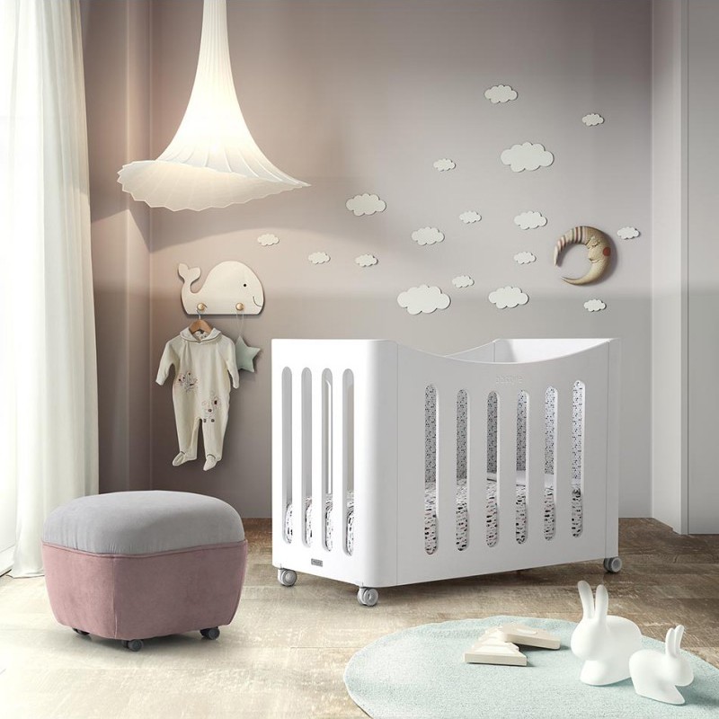 Lettino Culla Neonato in Legno con Ruote BB Style Micuna