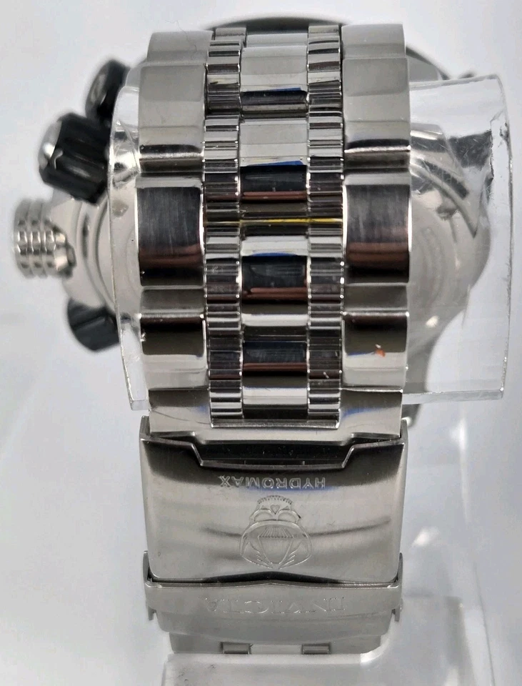 INVICTA HIDROMAX CRONÓGRAFO HOMBRE ACERO INOXIDABLE RESISTENCIA AL AGUA 200M SUIZO Foto 4 de 4