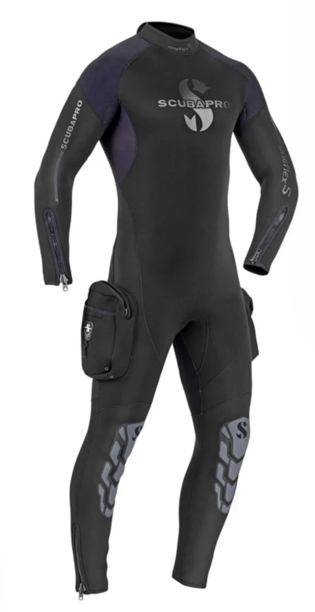 Scubapro 5mm Oneflex Military Full Wetsuit with pockets | eBay