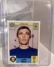Brand New 1970 Panini Sonric’s World Cup Story Luigi Riva Italy #58 Mint Rare!!