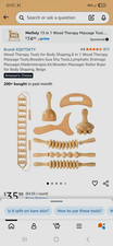 KQXTOKTY Meifuly 13-in-1 Wood Therapy Body Massager Set, Manual, Beige