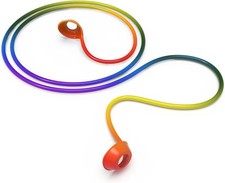Eargasm Rainbow Connector Cord for Earplugs Around the Neck Lanyard String US