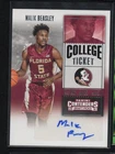 Malik Beasley Auto FSU | 2016 Panini Contenders Draft Picks Basketball #124