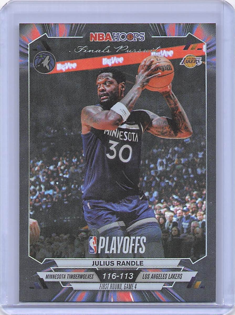 2025-26 Topps NBA Hoops Julius Randle Finals Pursuit SP #FP-17 Timberwolves