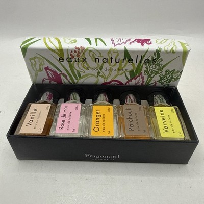 Fragonard Eaux Naturelles Perfume Set EDT Splash 7 ML X 5 Bottles