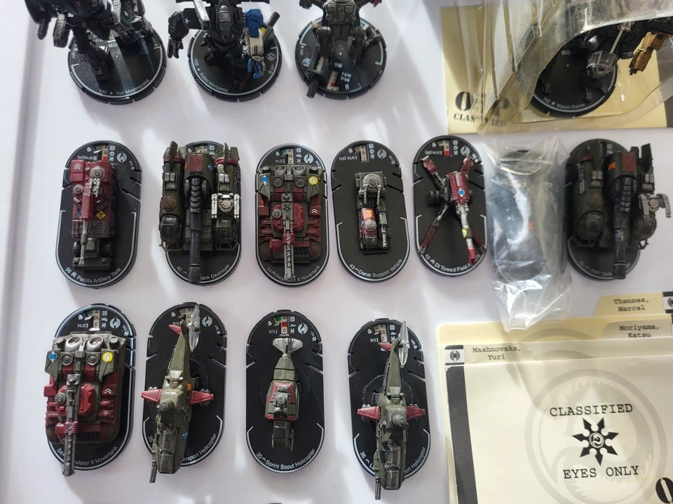 Mechwarrior Dark Age Wizkids Mason Dunne + Yuri Katsu Marcel + RoTS Lot — 第 4/4 张图片