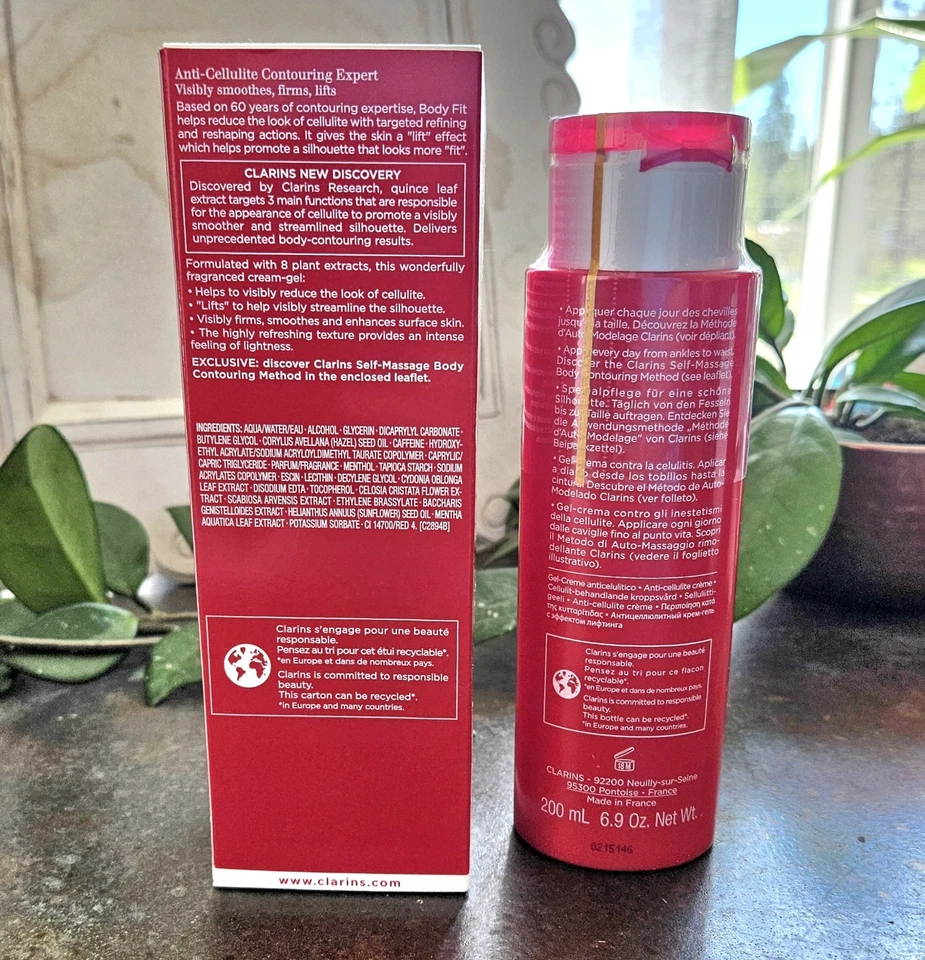 Clarins Body Fit Anti-Cellulite Contouring Expert 200ml/6.9oz. NIB $78 MSRP - Image 2 of 2