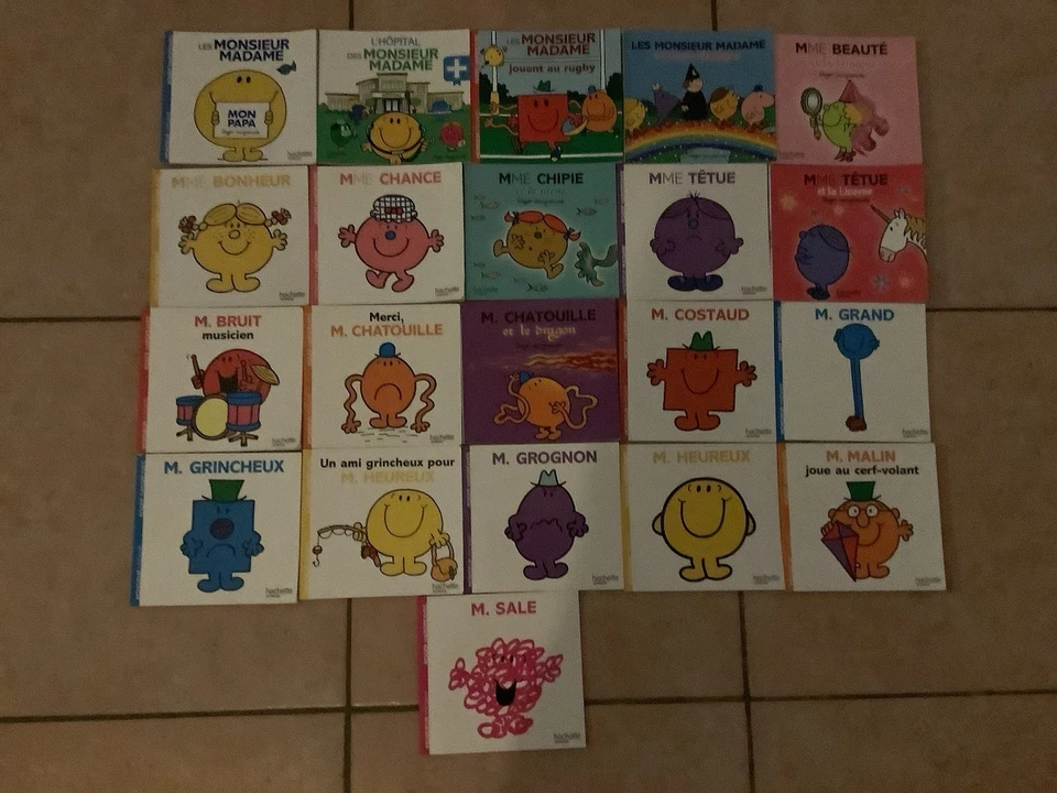 Lot De 85 Livres Monsieur Madame Roger Hargreaves - Photo 2/4