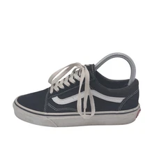 Vans Old Skool Shoes Mens Size 4.5 Black White Skate Classic Low Top Womens 6