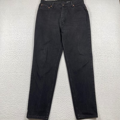 Jordache Jeans Womens 17/18 Black Denim Straight Leg Classic Fit Vintage 90s