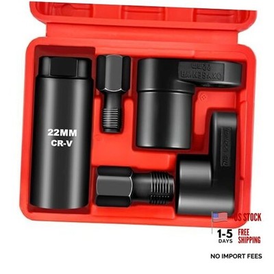 Oxygen Sensor Socket Set-Piece Offset O2 Sensor Wrench Removal Tool and 5