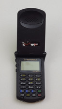Vintage Motorola StarTAC ST7868W Black Dual Band Flip Phone for Prop Use - H5477