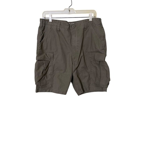 Frye, Frye & Co. Mens Cargo Shorts Size 32 Khaki Gorpcore Cotton Blend WPockets