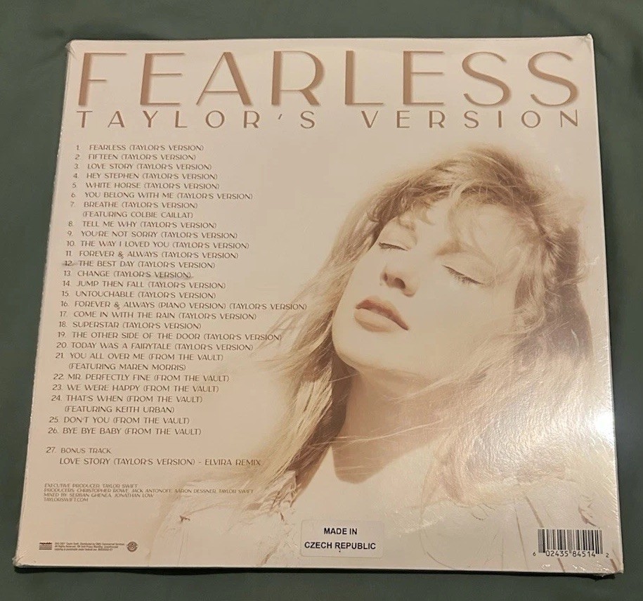 Taylor Swift Fearless (Taylor's Version) Vinyl Record Target