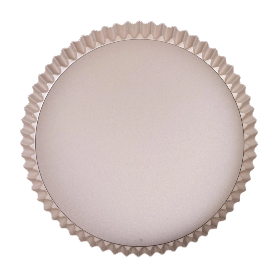 Bakeley 9 英寸不粘碳钢圆形馅饼Quiche平底锅带可拆卸散装Botto — 第 4/4 张图片