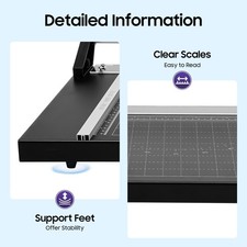 24inch Manual Precision Rotary Paper Trimmer Sharp Photo Paper Cutter Machine US