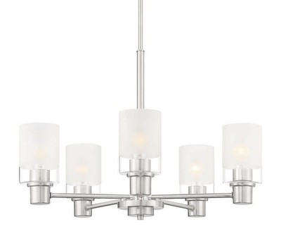 DESIGNERS FOUNTAIN Cedar Lane 5Light Chandelier 25 Inch Ceiling Fixture for