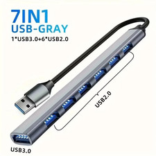 USB C Hub 8In1 7In2 7In1 Type C 3.1 to 4K HDMI Adapter with RJ45 SD/TF Card Read