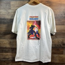 Vintage Fighters Megamix Sega Saturn Video Game Promo T Shirt Tee Size XL